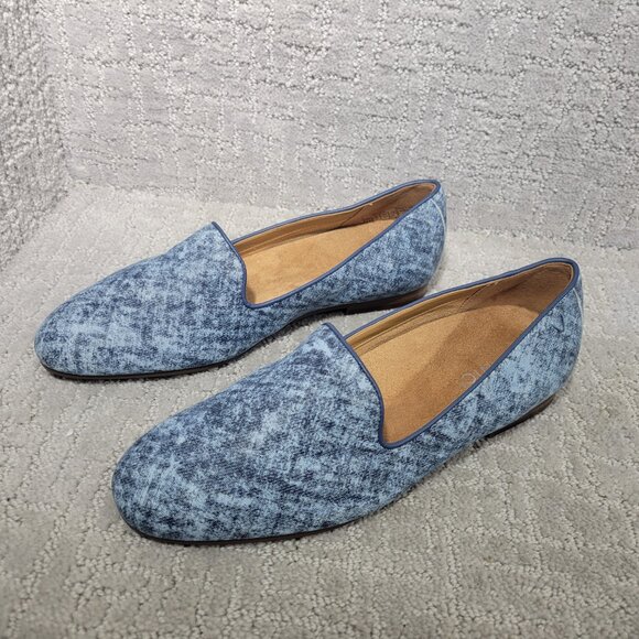 Vionic Willa II Womens Size 8.5 Wide Blue Orthotic Denim Loafers Flats Shoes - Picture 6 of 11
